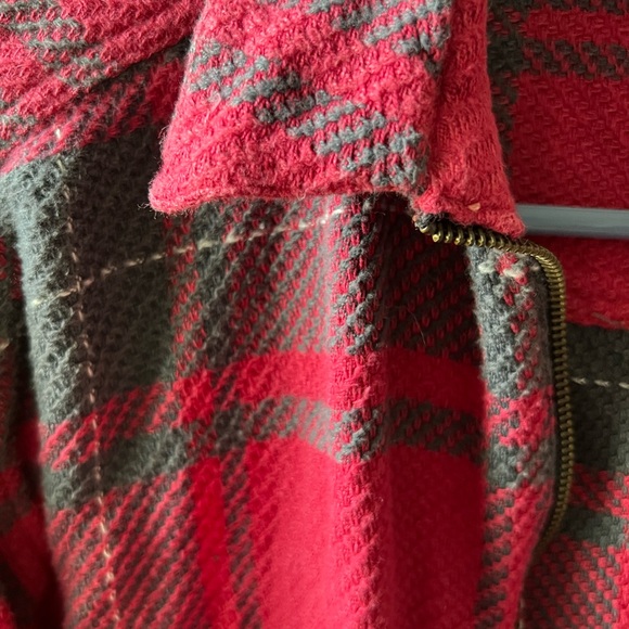 Vintage red plaid jacket - Picture 4 of 10